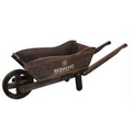 Antique Wood Wheelbarrow